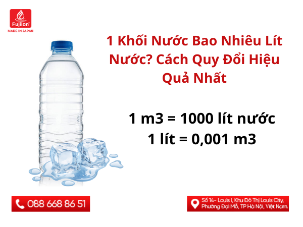 1 Khối Nước Bao Nhiêu Lít Nước? Cách Quy Đổi Hiệu Quả Nhất