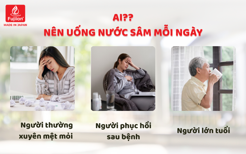 Ai nên uống nước sâm mỗi ngày