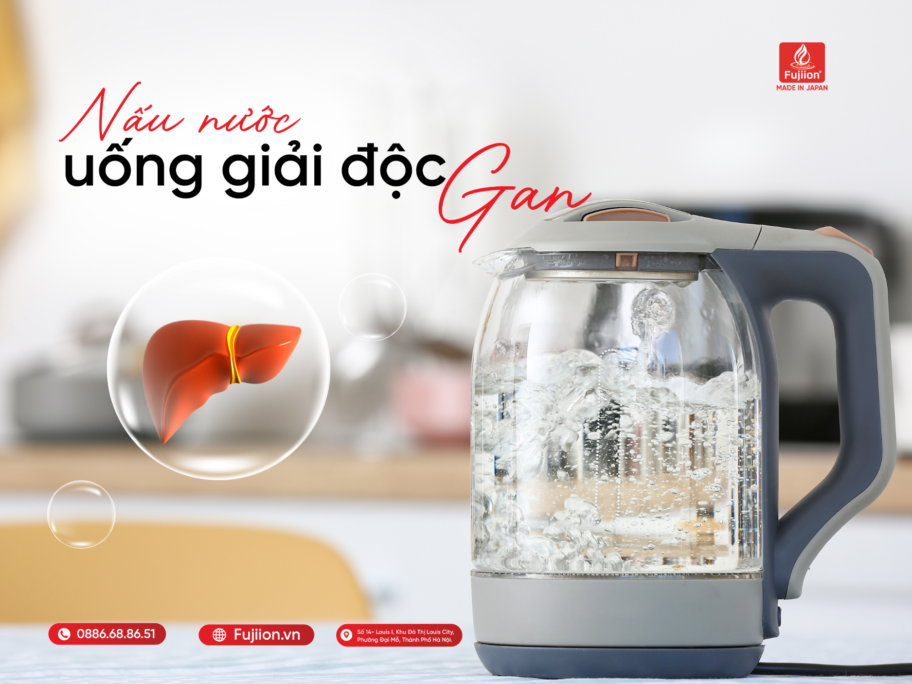 Cách nấu nước uống giải độc gan đơn giản mà hiệu quả