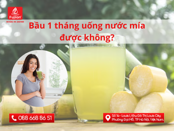 Bầu 1 tháng uống nước mía được không? Chuyên gia khuyên nên cẩn trọng