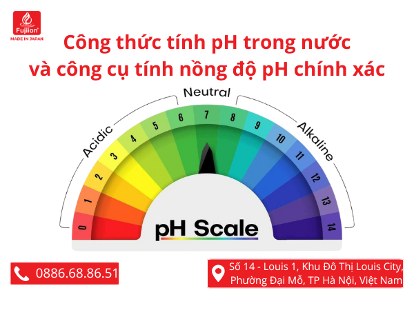 Công Thức Tính pH Trong Nước Và Công Cụ tính Nồng Độ pH Chính Xác