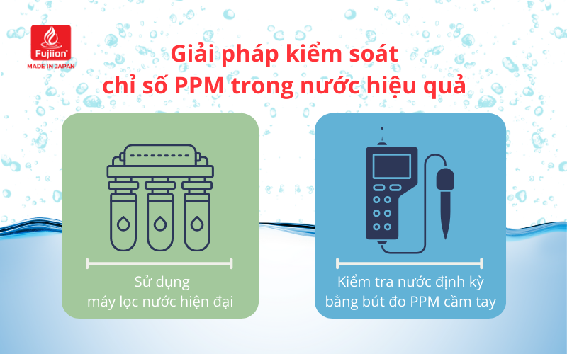Giải pháp kiểm soát chỉ số PPM trong nước hiệu quả Giải pháp kiểm soát chỉ số PPM trong nước hiệu quả