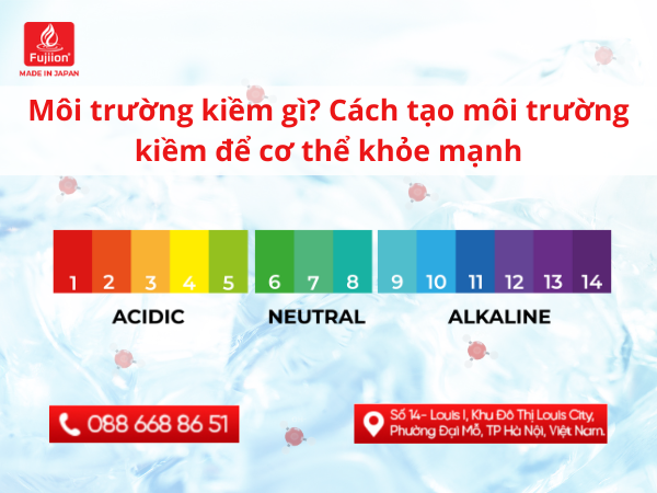 Môi trường kiềm là gì? Cách tạo môi trường kiềm hiệu quả để cơ thể khỏe mạnh