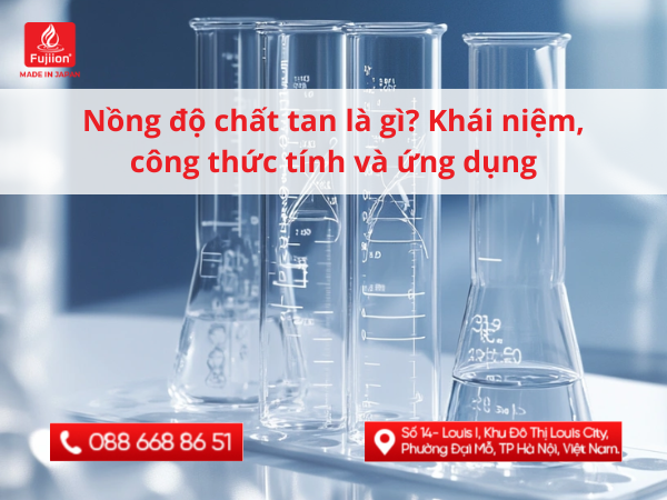 Nồng độ chất tan là gì? Khái niệm, công thức tính và ứng dụng thumbnail