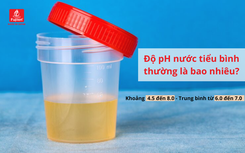 Độ pH nước tiểu bình thường là bao nhiêu?