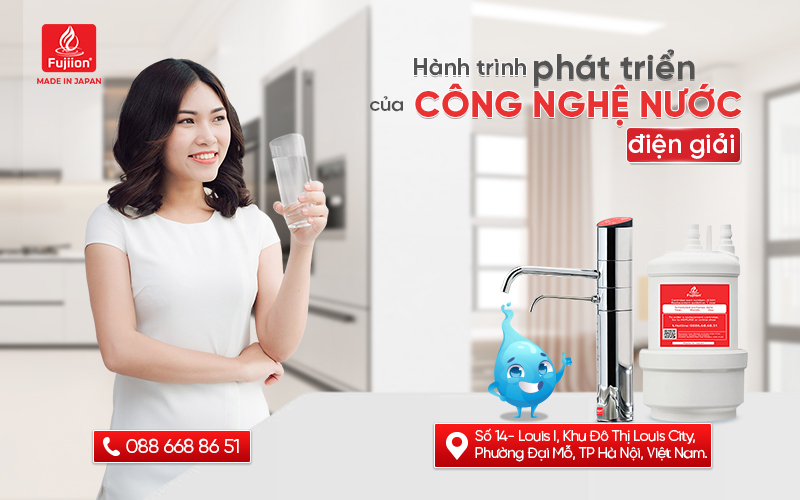 Hành trình phát triển của công nghệ nước điện giải