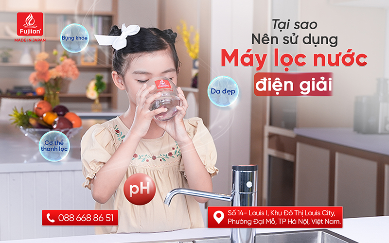Tại sao nên sử dụng máy lọc nước điện giải